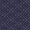 Vector pattern repeating golden angle brackets on dark blue background. Chevrons abstract ornament. Modern japanese scallops motif
