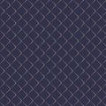 Vector pattern repeating golden angle brackets on dark blue background. Chevrons abstract ornament. Modern japanese scallops motif