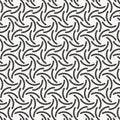 Vector pattern, repeating a linear quarter of circle on hexagon shape. Pattern clean for fabric, wallpaper, printer.