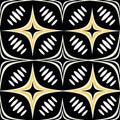 Vector pattern, retro vintage four pointed stars in geometric pattern.