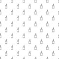 Unique digital vape seamless pattern with various icons and symbols