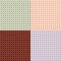 Seamless pattern. burgundy  green  purple  yellow  checkered table cloth Royalty Free Stock Photo