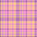 Vector pattern seamless of textile check texture with a plaid fabric background tartan