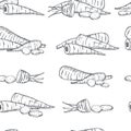Vector pattern with sketch parsnip