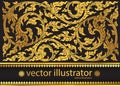 Vector pattern thai tradition stylish