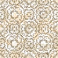 Vector pattern in vintage shabby chic style Royalty Free Stock Photo