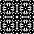 Monochrome seamless pattern in white background