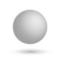 Vector pearl isolated in white background