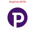 Vector PeepCoin (PCN) logo