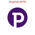 Vector PeepCoin PCN logo