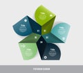 Vector pentagon infographic. Template for diagram, graph, presentation and chart. Business concept with five options, parts, steps