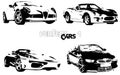 Vector perfect cars 1 Royalty Free Stock Photo