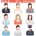 Vector Person Icons Set 2