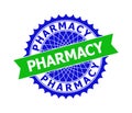 PHARMACY Bicolor Clean Rosette Template for Seals