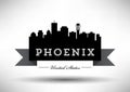 Vector Phoenix City Skyline Design