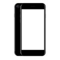 Vector phone design mock up phone black on white background Royalty Free Stock Photo