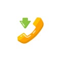 Vector Phone incoming call Icon. Phone ringing icon vector design