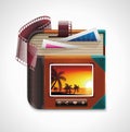 Vector photo album XXL icon Royalty Free Stock Photo