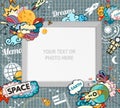 Vector photo frame concept Royalty Free Stock Photo