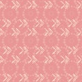 Vector pink geometric chevron seamless pattern background Royalty Free Stock Photo