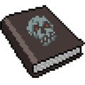 Vector pixel art book of death