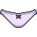 Vector pixel art panty