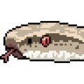 Vector pixel art snake