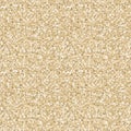 Vector pixel background texture. Abstract seamless pattern with golden squares Royalty Free Stock Photo