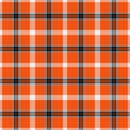 Vector plaid textile of fabric tartan background with a seamless texture check pattern Royalty Free Stock Photo