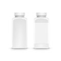 Vector Plastic Packaging Bottle with Cap for Pills