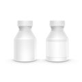 Vector Plastic Packaging Bottle with Cap for Pills