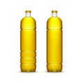 Vector Plastic Sunflower Olive Oil Blank Bottle