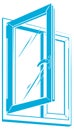 Vector plastic window icon