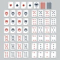 Vector playing cards