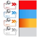 vector pointer of arrow - web navigation template