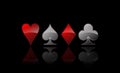 Vector poker card icons