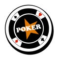 Vector poker fish logo