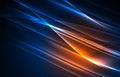 Vector polar lights concept background Royalty Free Stock Photo