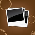 Vector polaroids Royalty Free Stock Photo