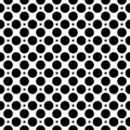 Vector Polka Dot seamless Pattern Background Royalty Free Stock Photo