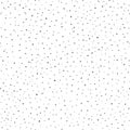 Vector polka dot seamless pattern on the white background. Hand Royalty Free Stock Photo