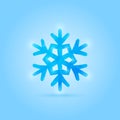 Vector poly snowflake