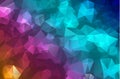 Vector Polygon Abstract modern Polygonal Geometric Triangle Background. colorful Geometric Triangle Background. Royalty Free Stock Photo