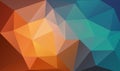 Vector Polygon Abstract modern Polygonal Geometric Triangle Background. colorful Geometric Triangle Background. Royalty Free Stock Photo