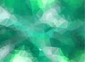 Vector Polygon Abstract modern Polygonal Geometric Triangle Background. Green Geometric Triangle Background. Royalty Free Stock Photo