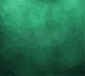 Vector Polygon Abstract modern Polygonal Geometric Triangle Background. Green Geometric Triangle Background. Royalty Free Stock Photo