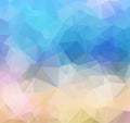 Vector Polygon Abstract modern Polygonal Geometric Triangle Background. light Geometric Triangle Background. Royalty Free Stock Photo