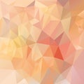 Vector polygon background with irregular tessellations pattern - triangular design in pastel colors Royalty Free Stock Photo