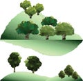 Vector polygon trees on the mountain