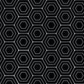 Vector polygons silver and black background pattern